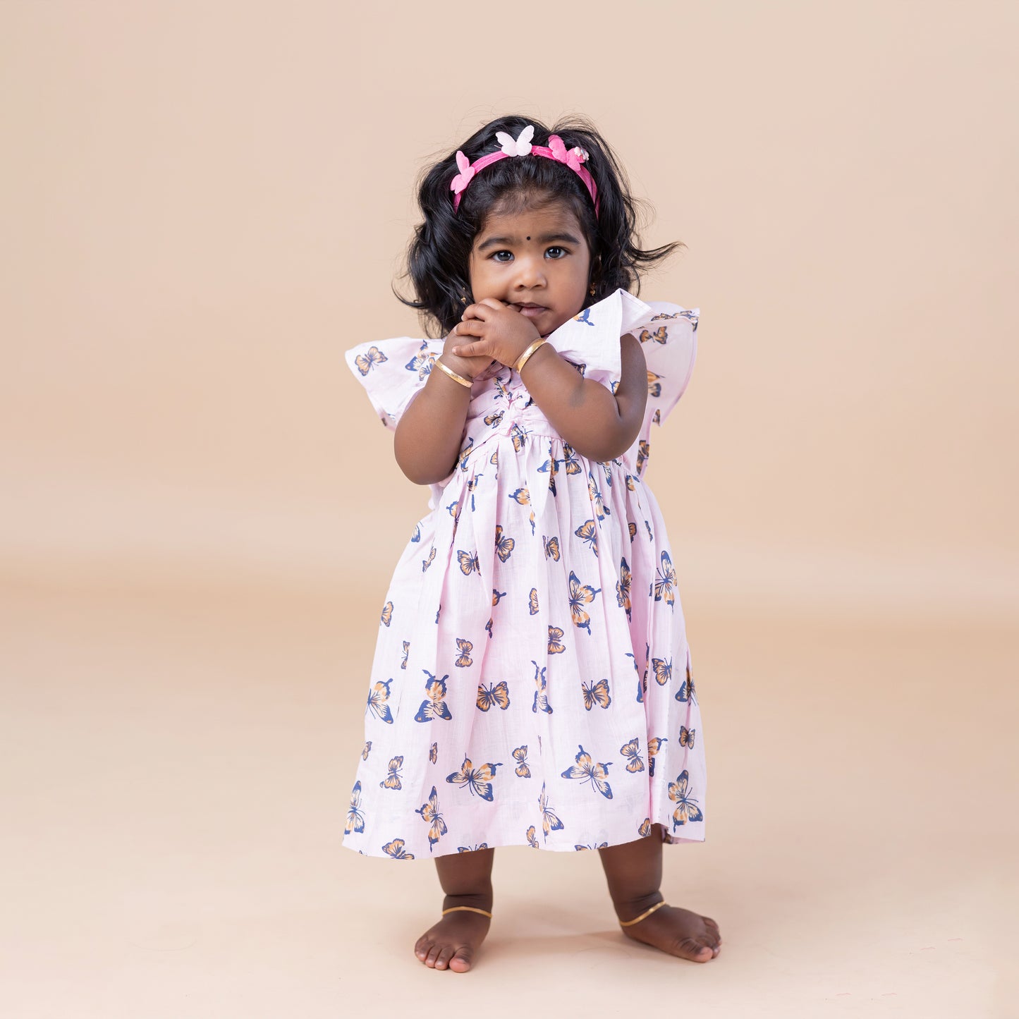 Butterfly Model Pink Frock