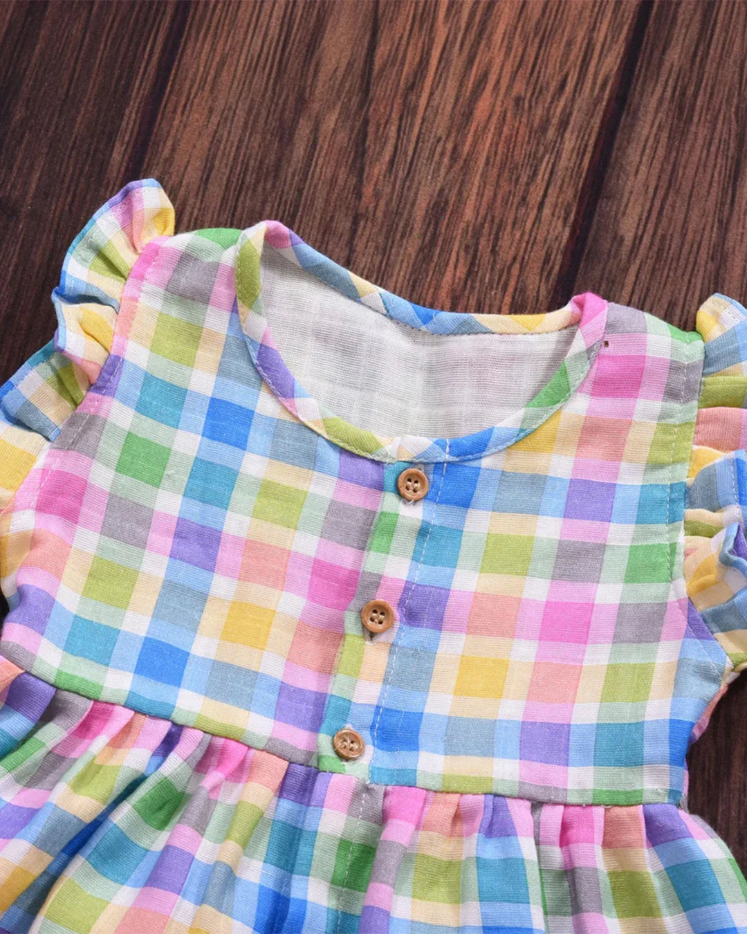 FROCK- CHECKED DESIGN