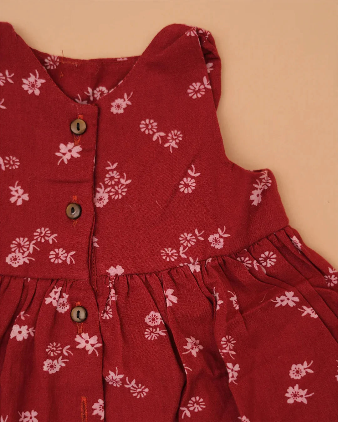 Red Floral Frock