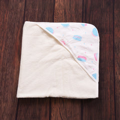 HOODED TOWEL -DESIGN PRINT