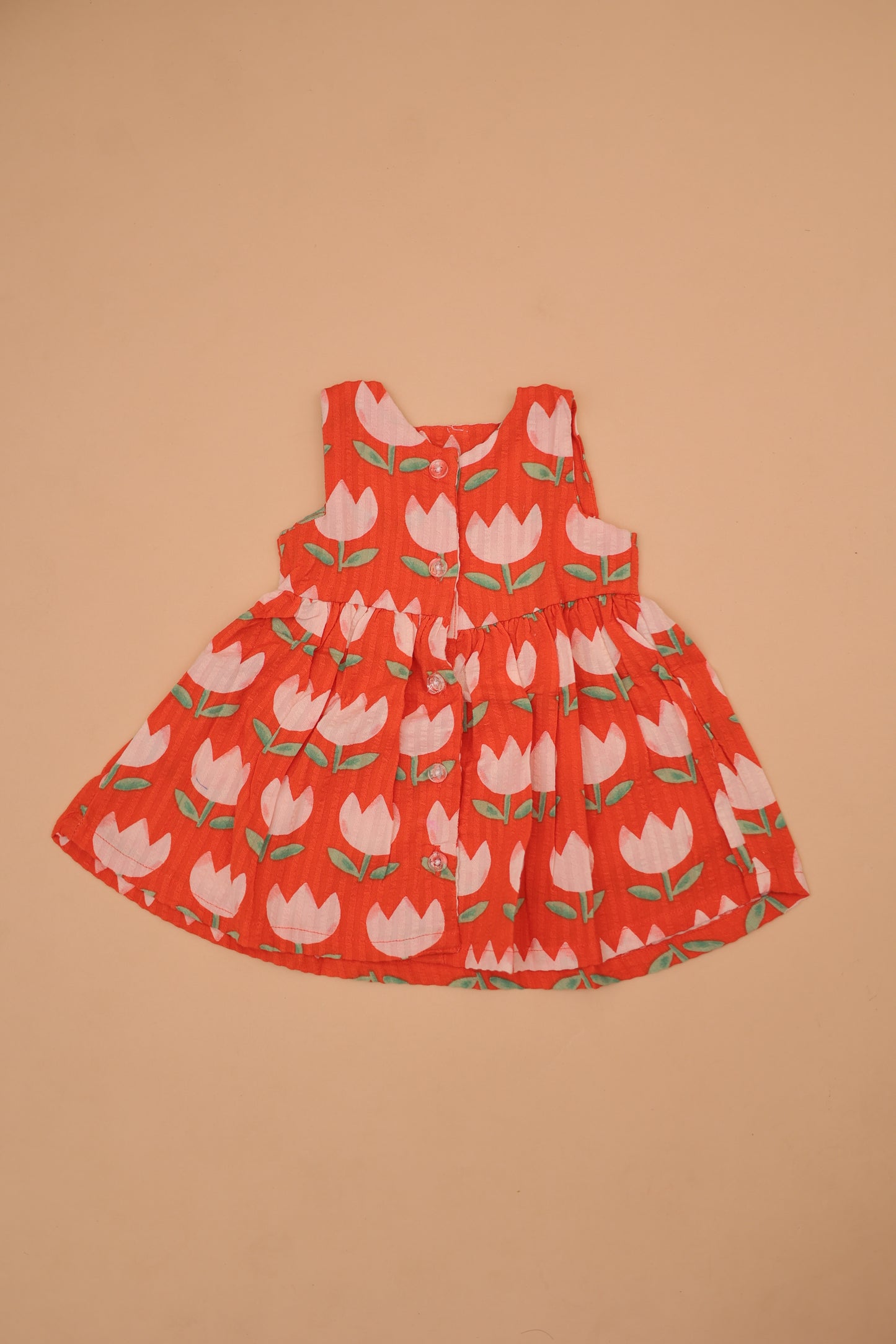 Orange Tulip Frock