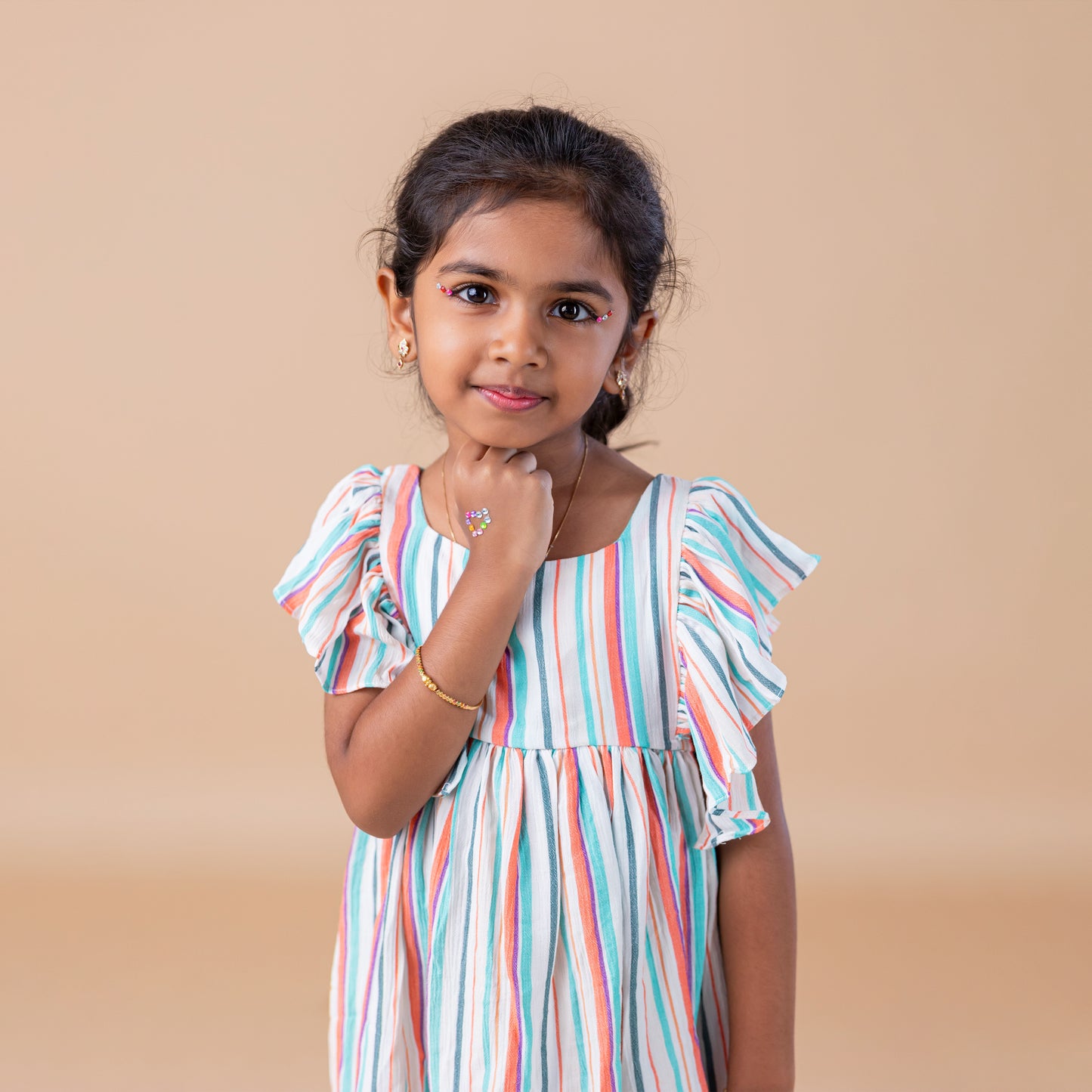 Multi Stripes Back Knot