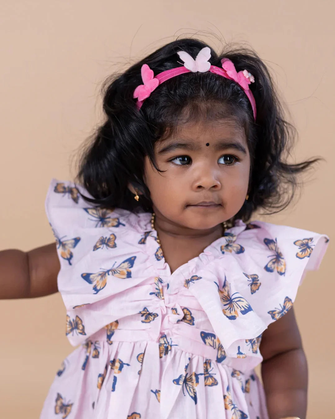 Butterfly Model Pink Frock