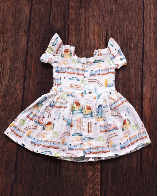 FROCK TRAIN PRINT