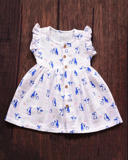 FROCK- PENGUIN PRINT