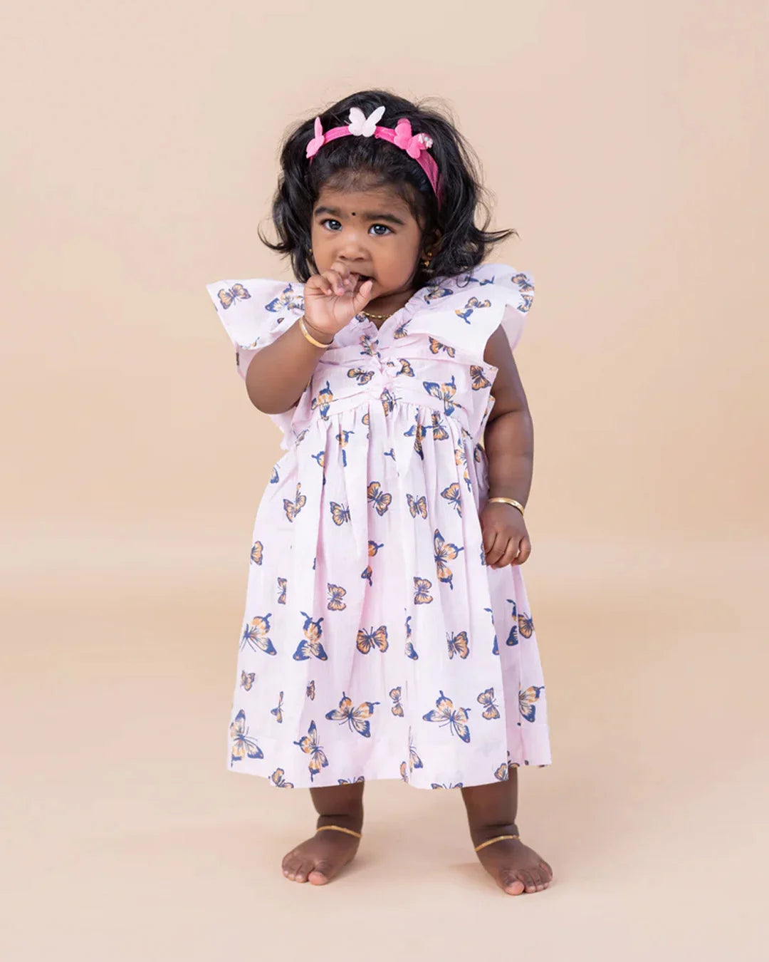 Butterfly Model Pink Frock