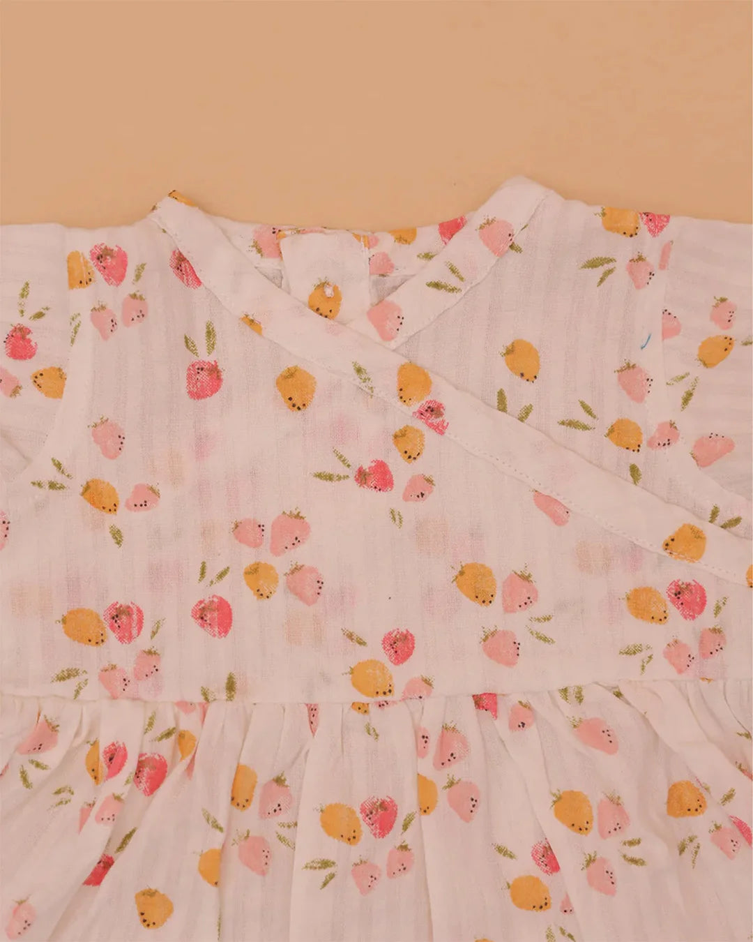 White Strawberry Frock