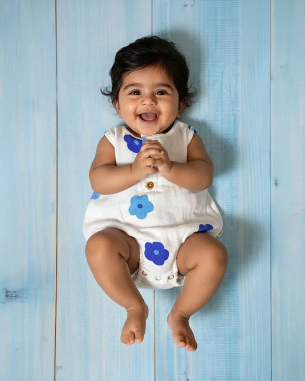 Blue floral Onesies
