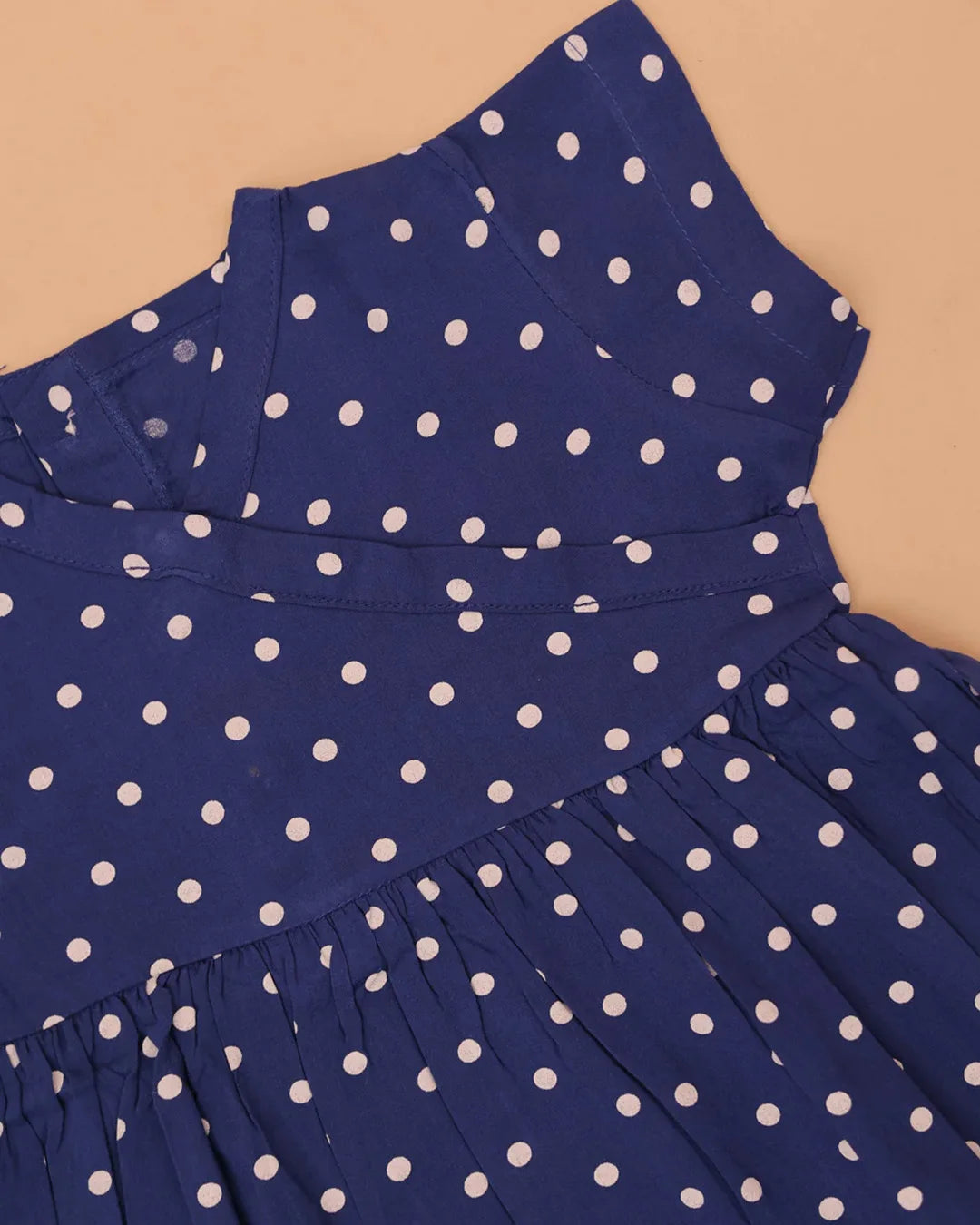 Blue Polka Dots Frock