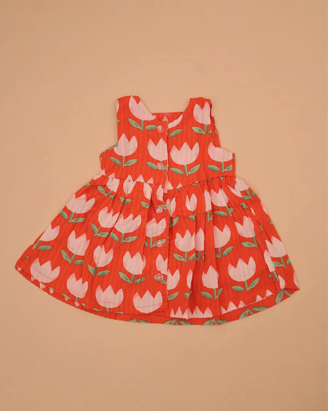 Orange Tulip Frock