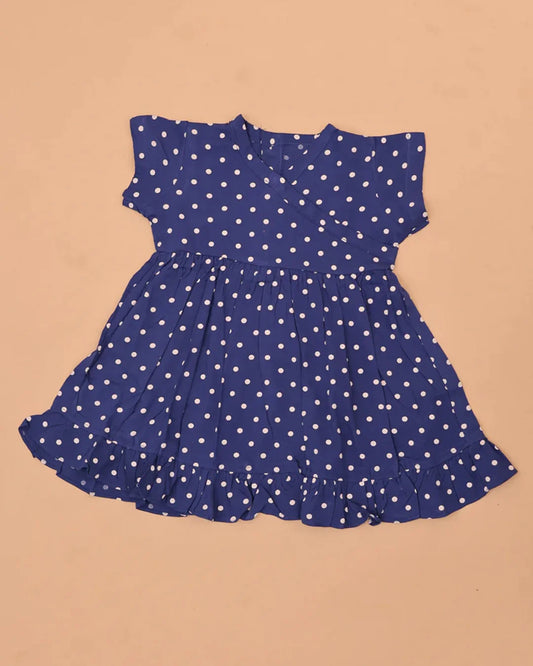 Blue Polka Dots Frock