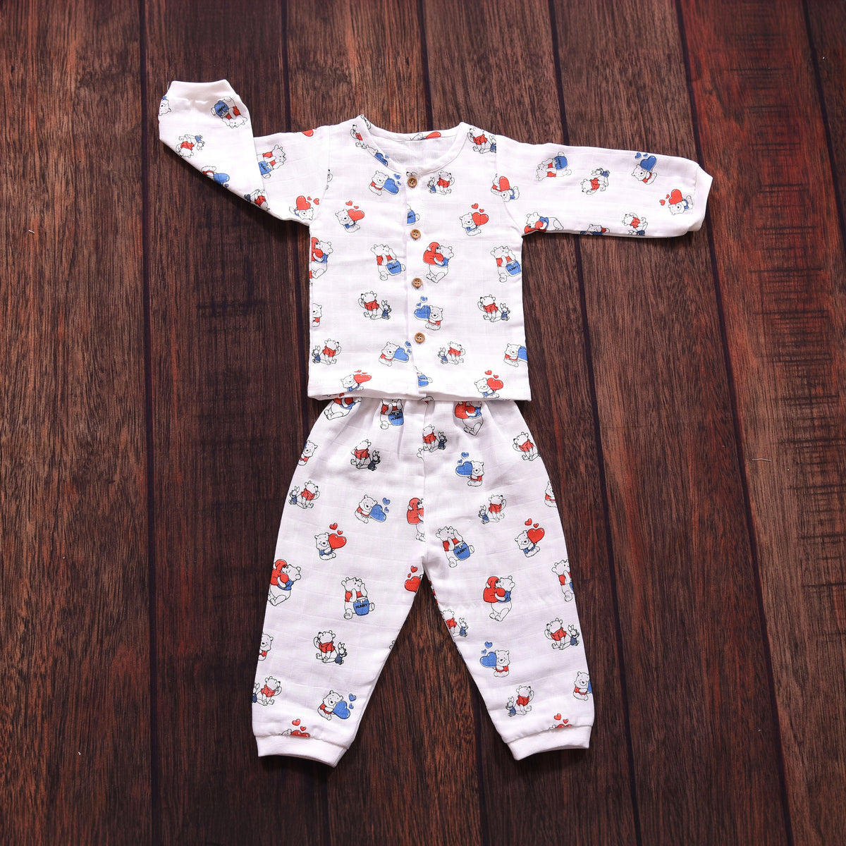 PYJAMAS  TEDDY PRINT