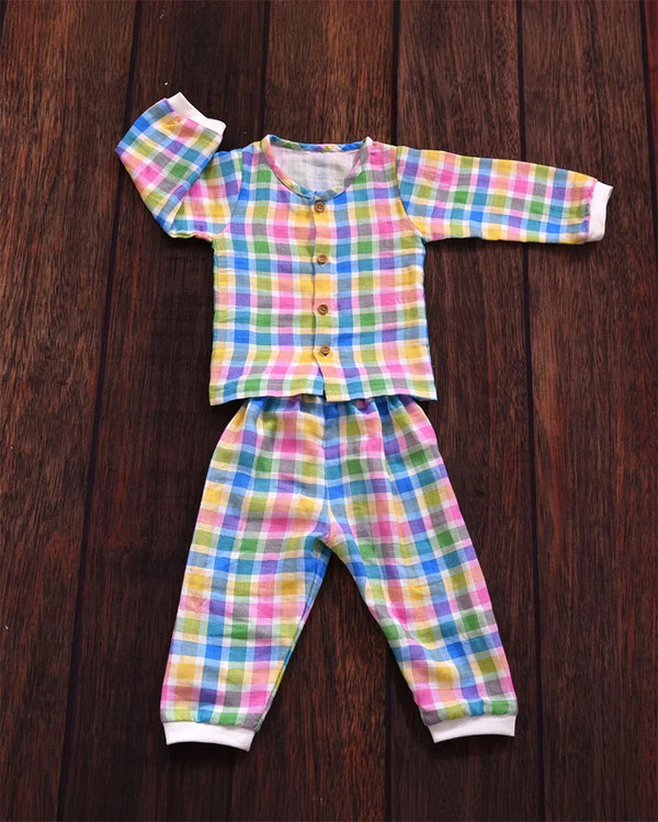 PYJAMAS CHECKED PRINT