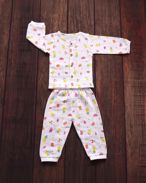 PYJAMAS  FRUITS PRINT