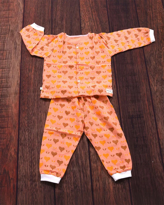 PYJAMAS  HEART PRINT