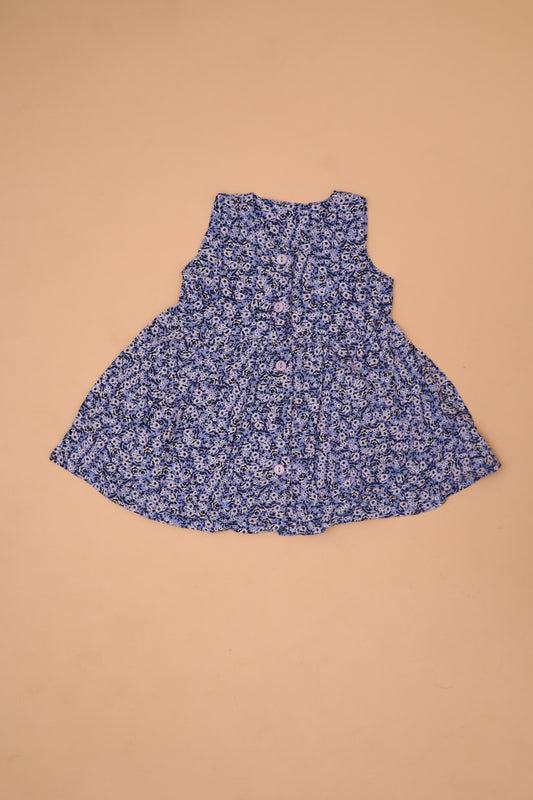 Small Blue Floral Frocks