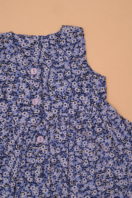 Small Blue Floral Frocks