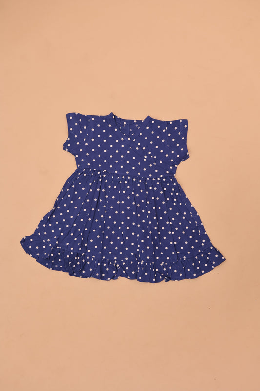 Blue Polka Dots Frock
