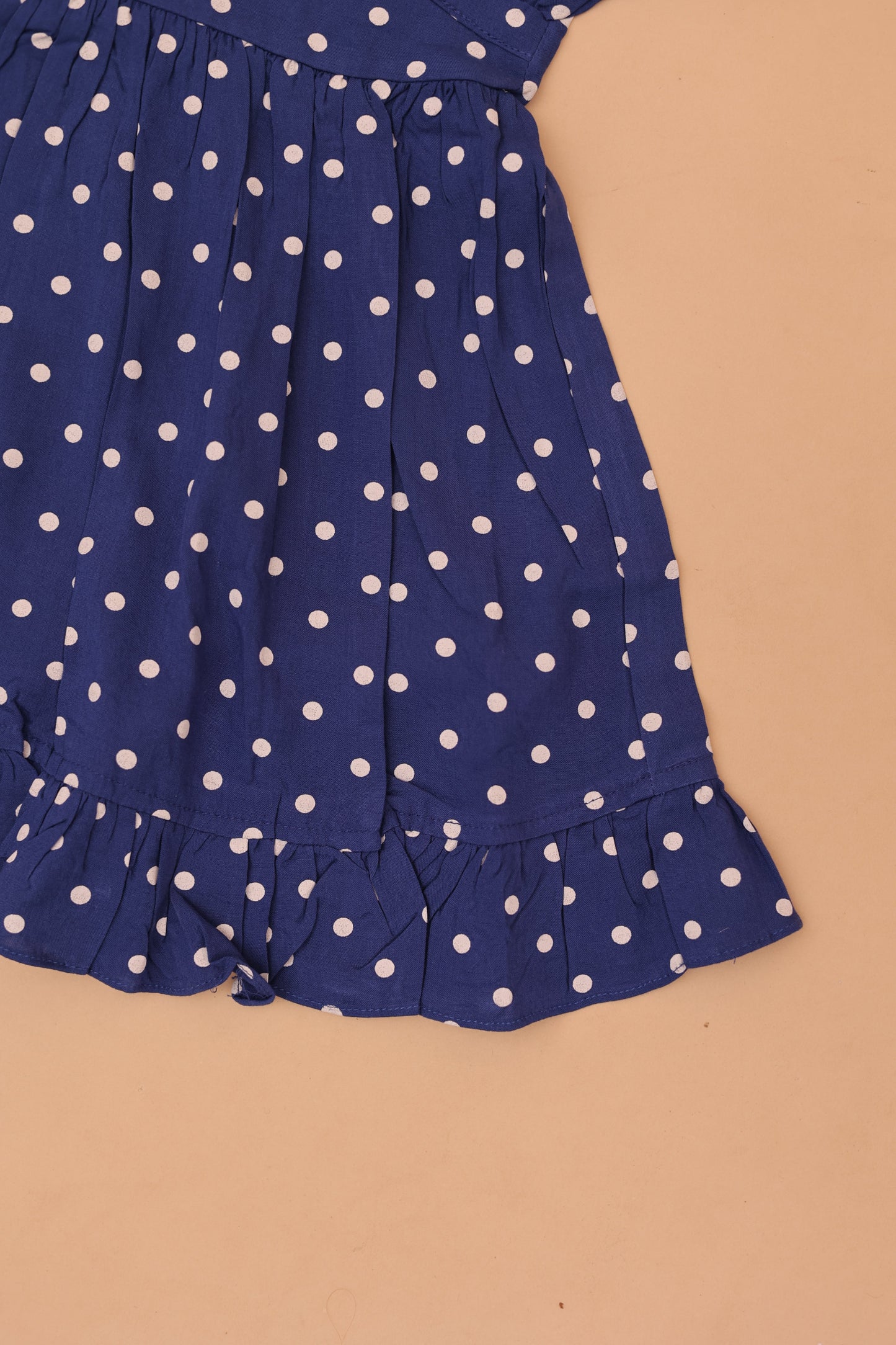 Blue Polka Dots Frock
