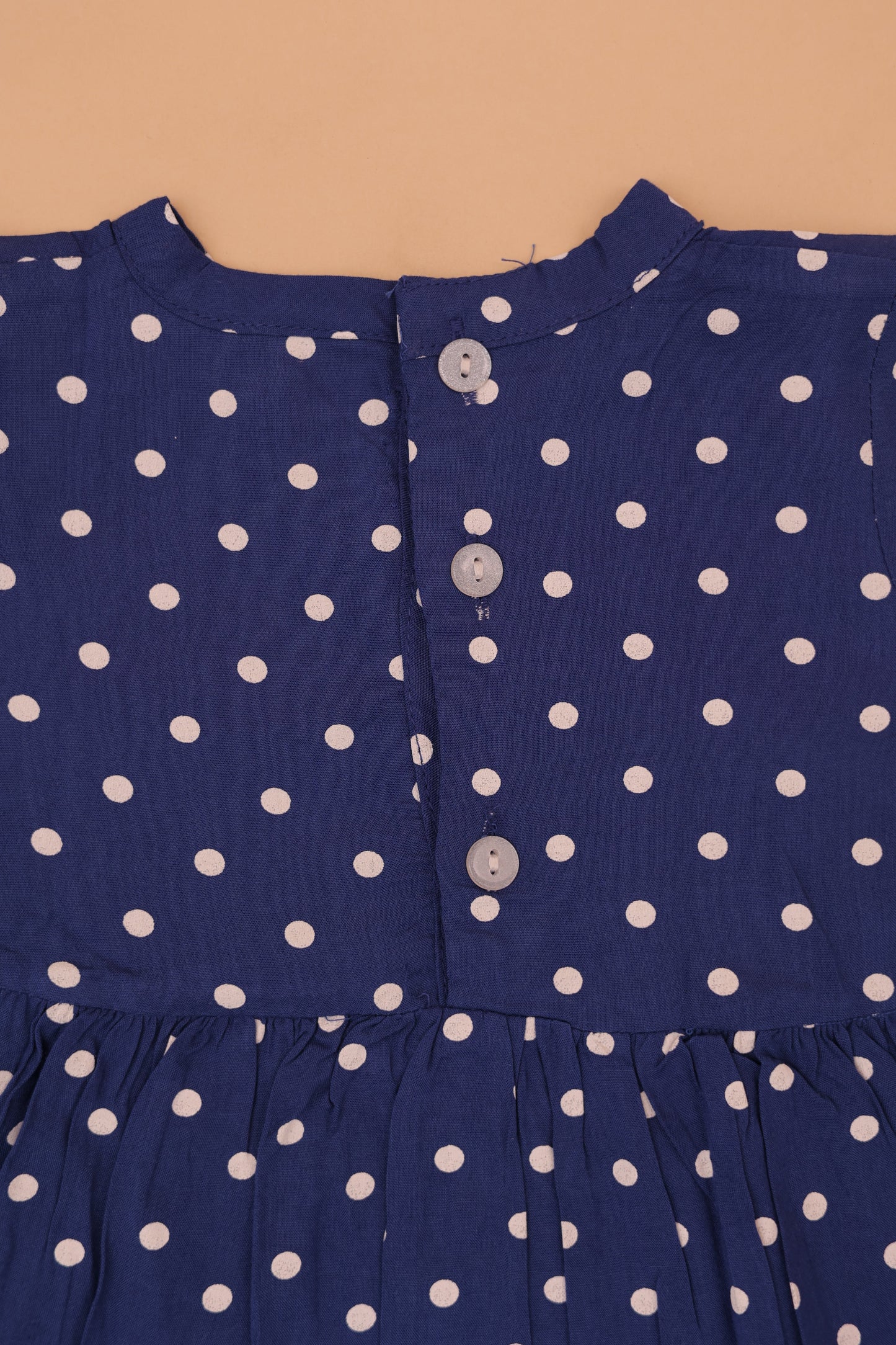 Blue Polka Dots Frock