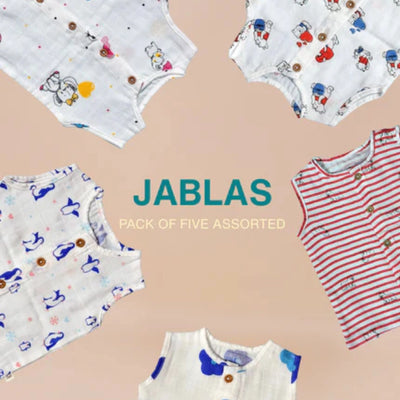 Pack of five assorted Jabla